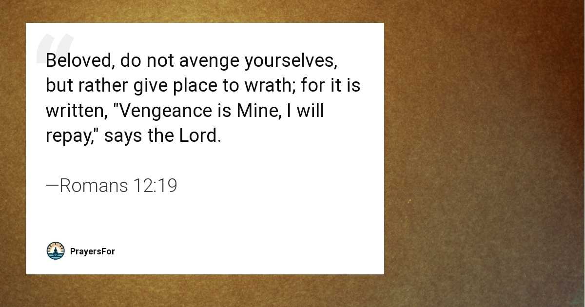 Romans 12:19