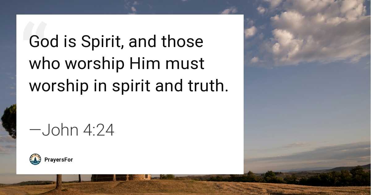 John 4:24