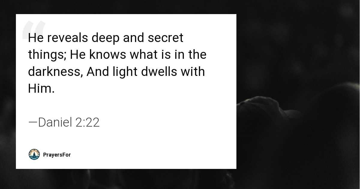 Daniel 2:22