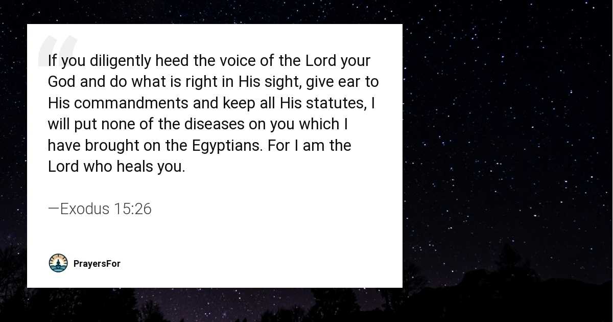 Exodus 15:26