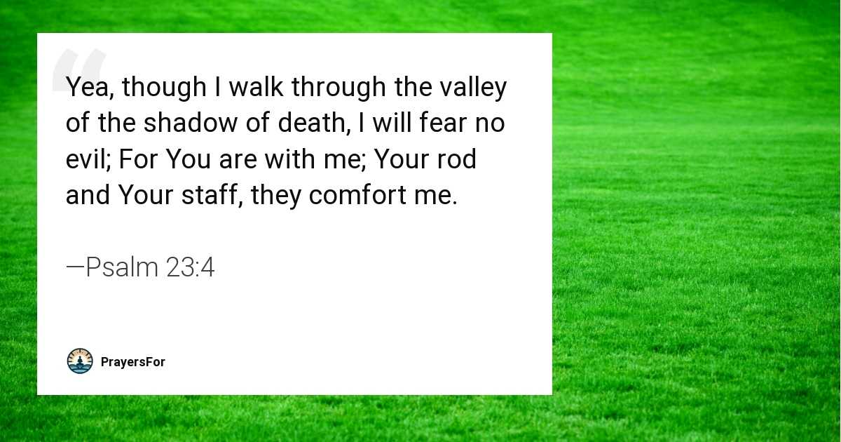Psalm 23:4