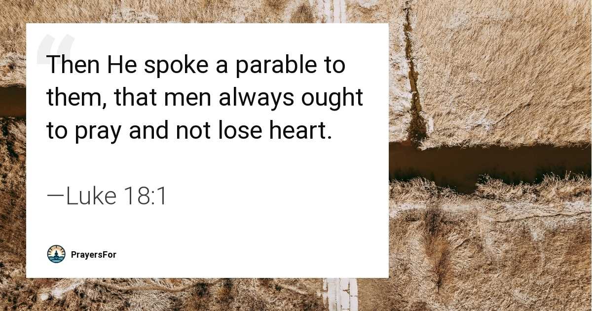 Luke 18:1