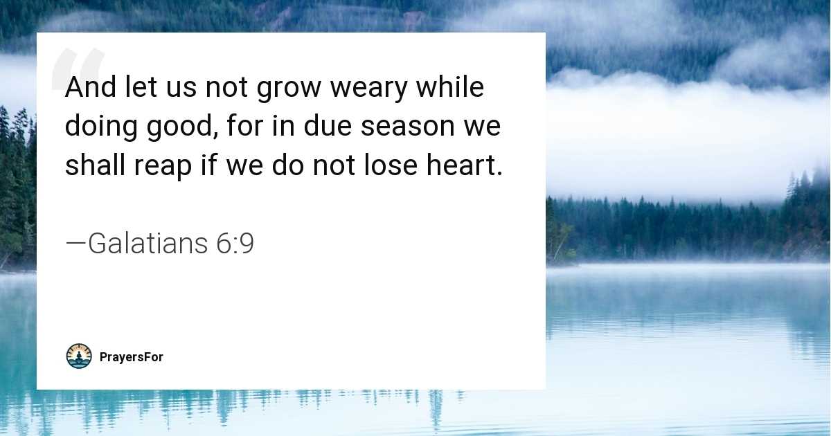 Galatians 6:9
