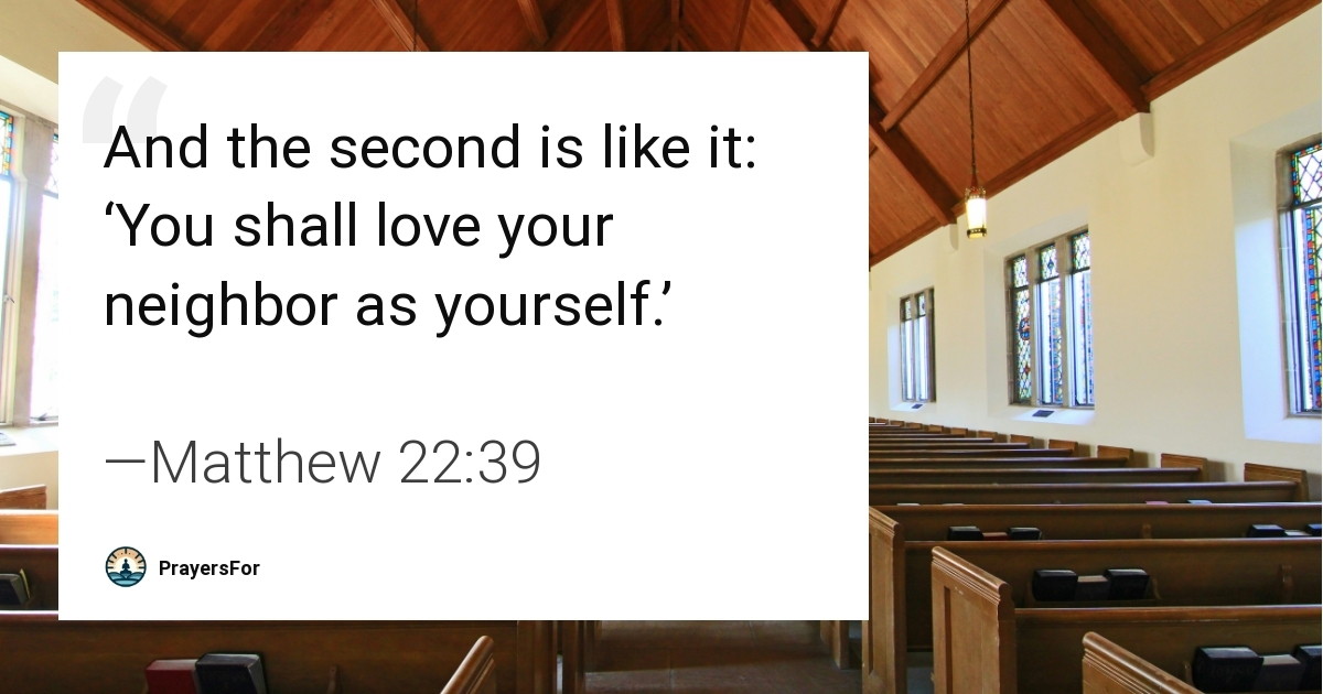 Matthew 22:39