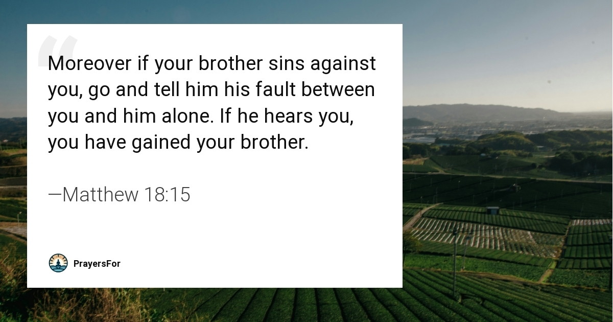 Matthew 18:15
