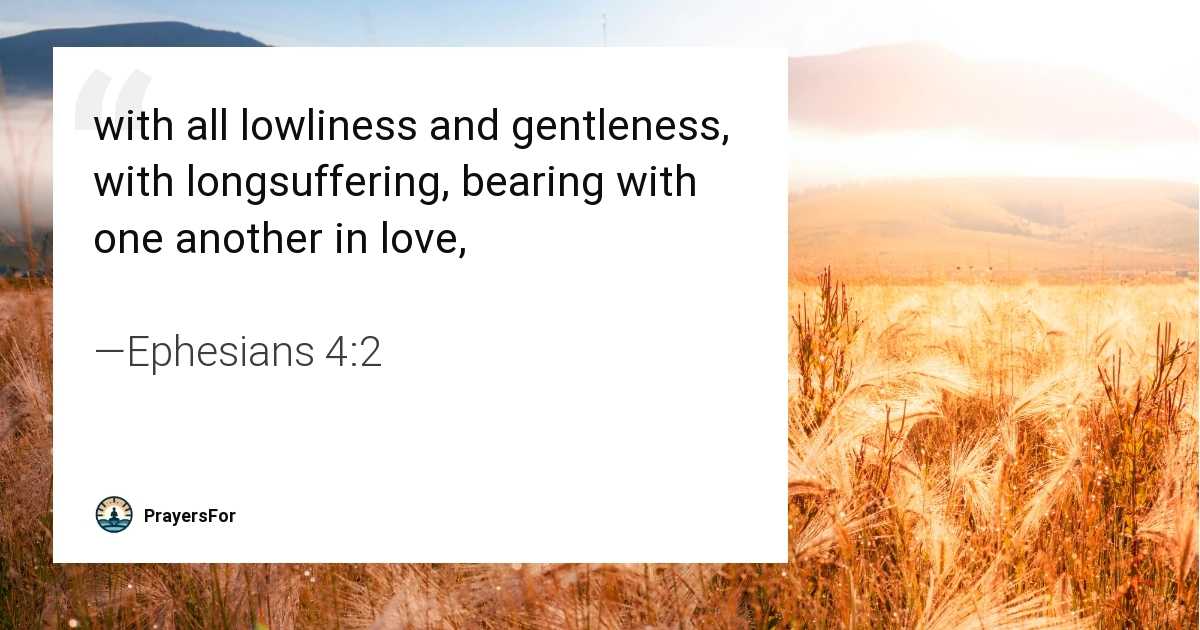 Ephesians 4:2