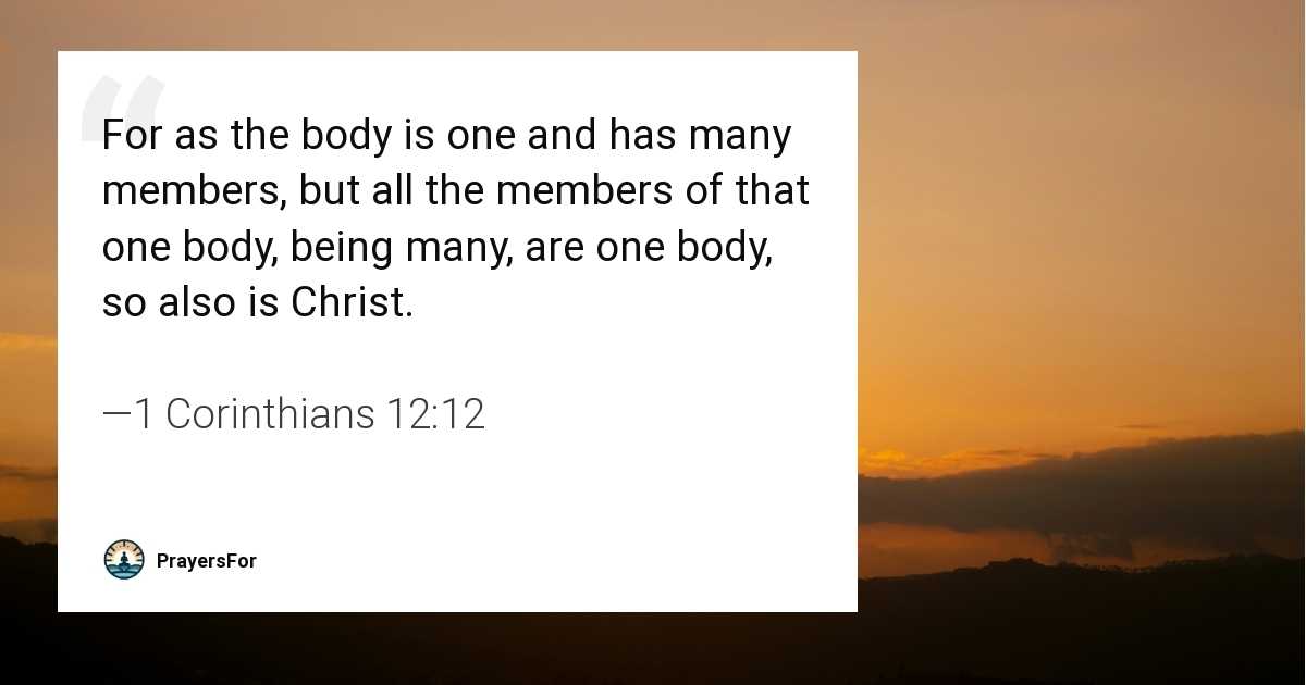 1 Corinthians 12:12