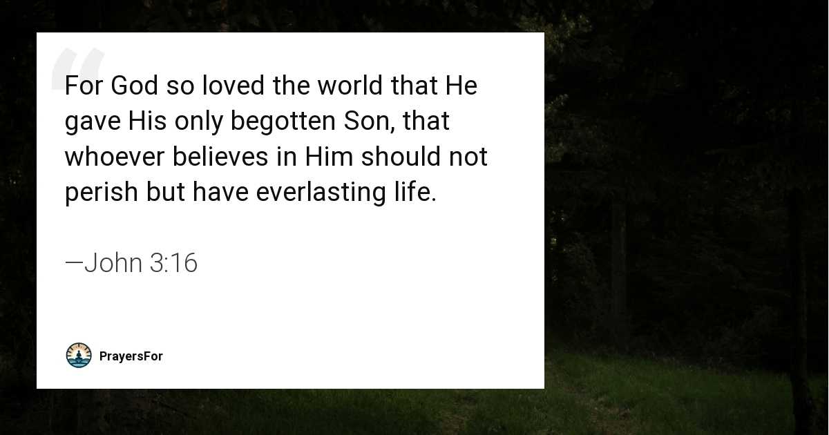 John 3:16