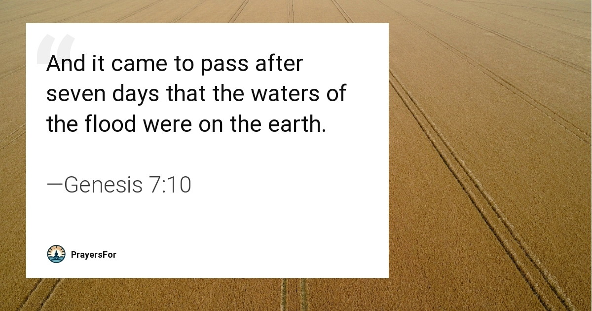 Genesis 7:10
