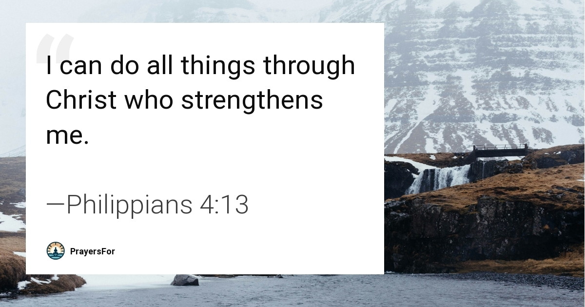 Philippians 4:13