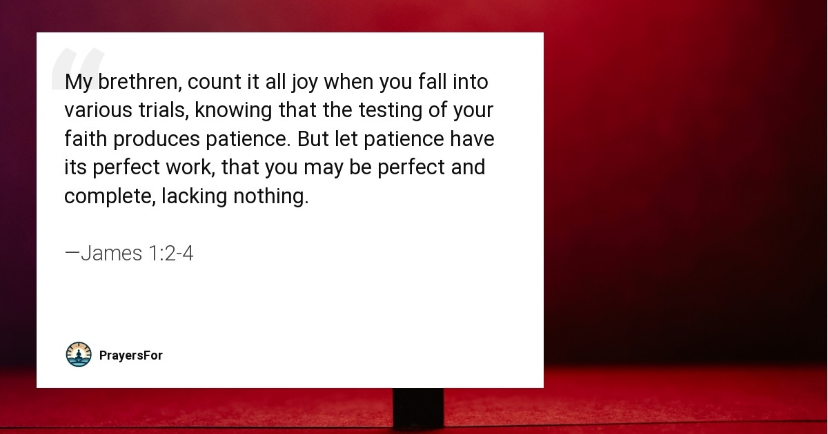 James 1:2-4