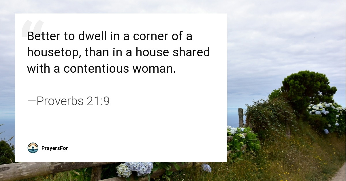 Proverbs 21:9