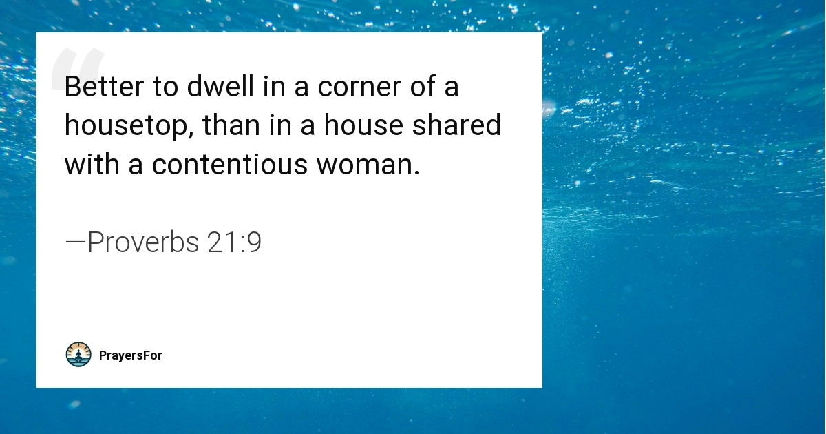 Proverbs 21:9