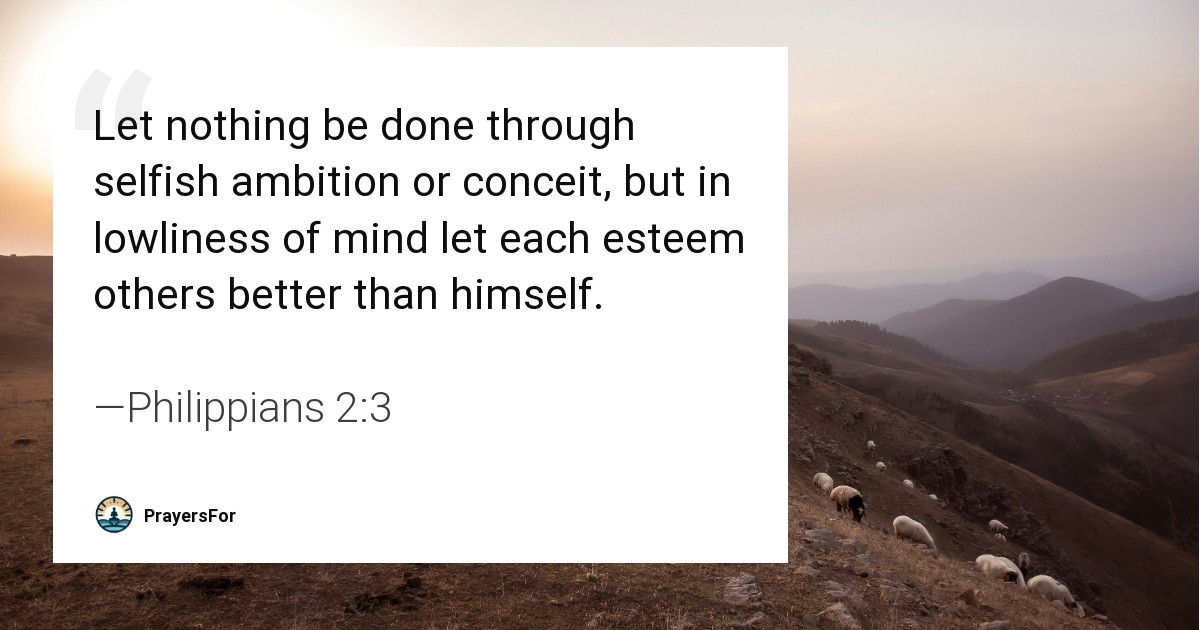 Philippians 2:3
