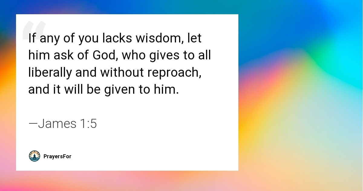 James 1:5