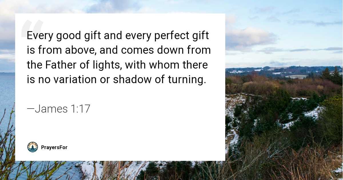 James 1:17