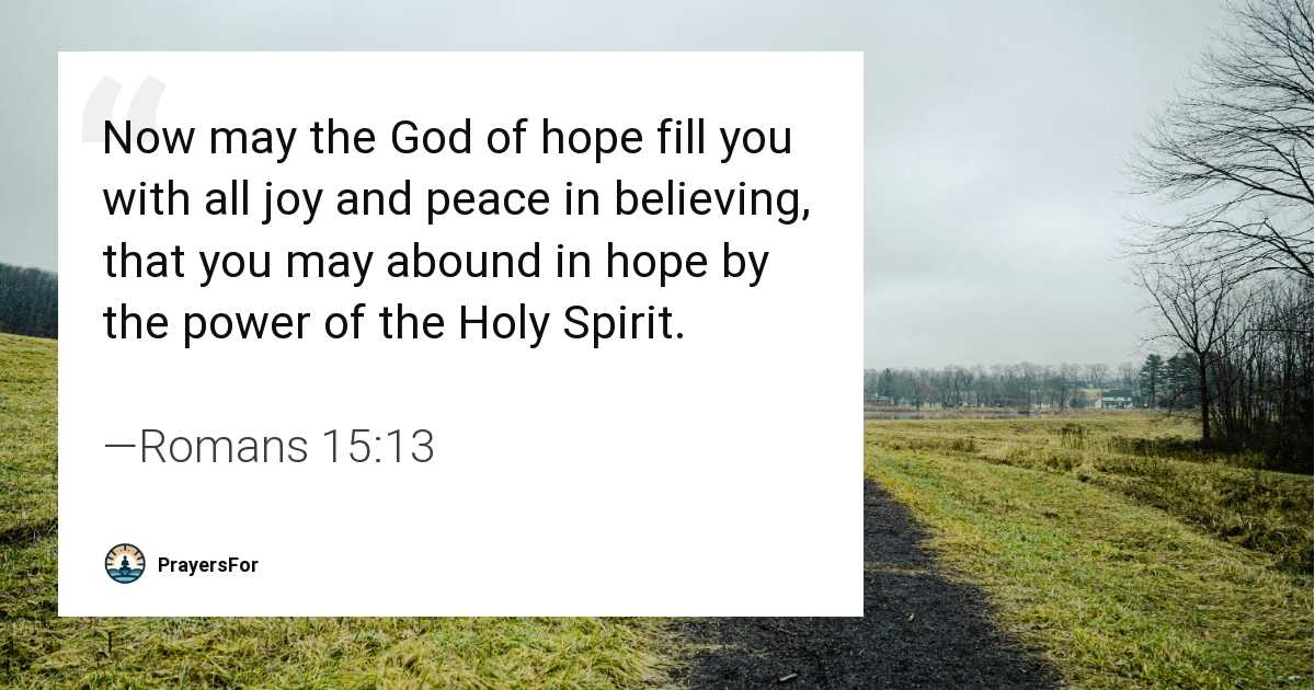 Romans 15:13