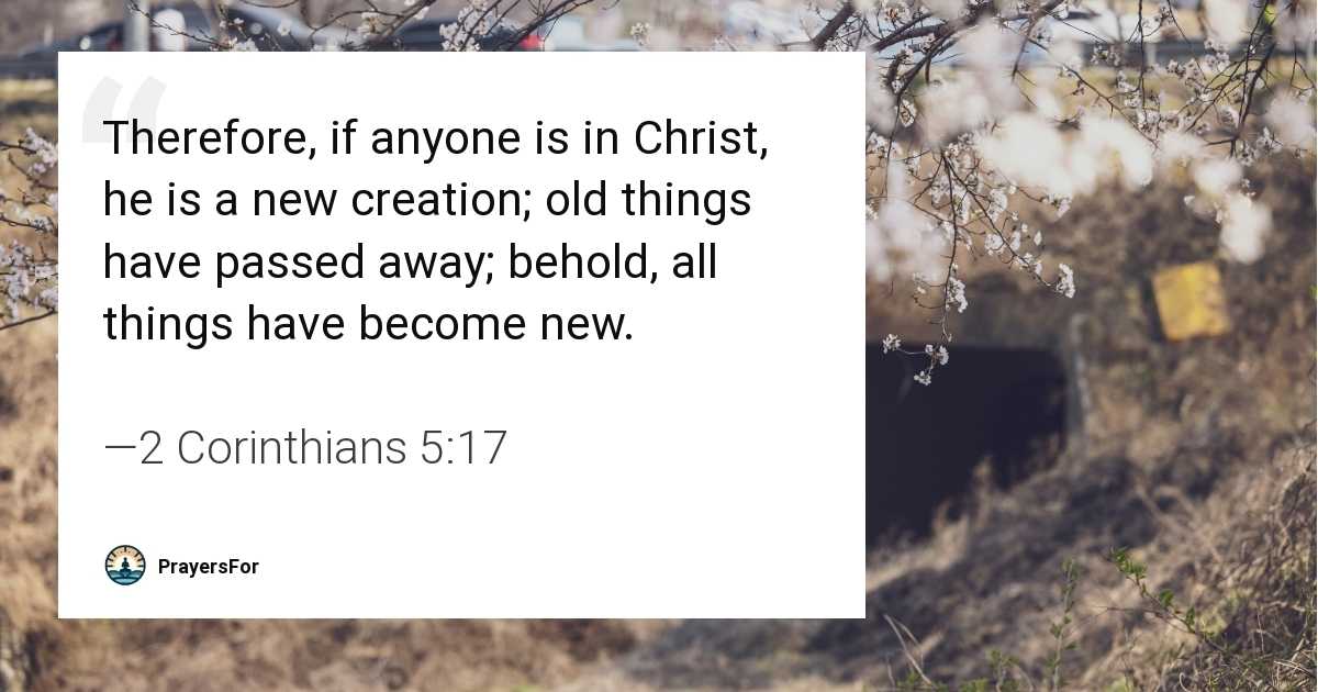 2 Corinthians 5:17