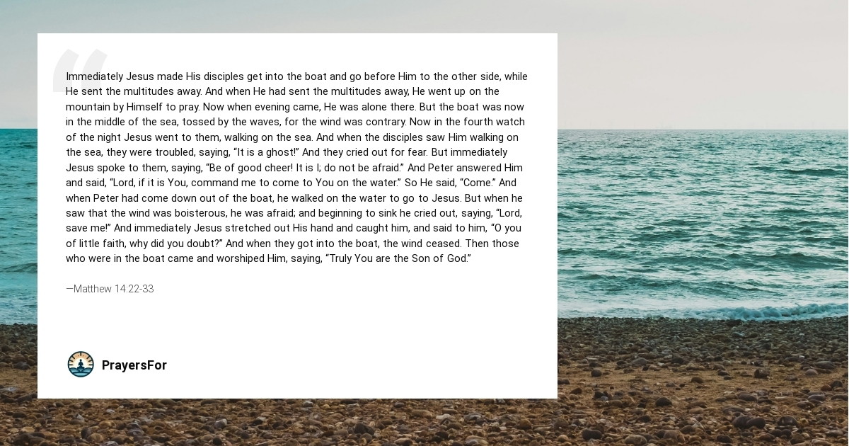 Matthew 14:22-33