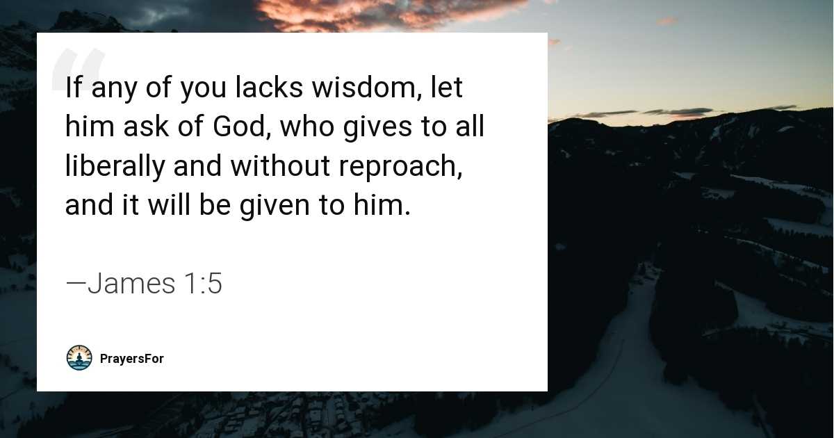 James 1:5