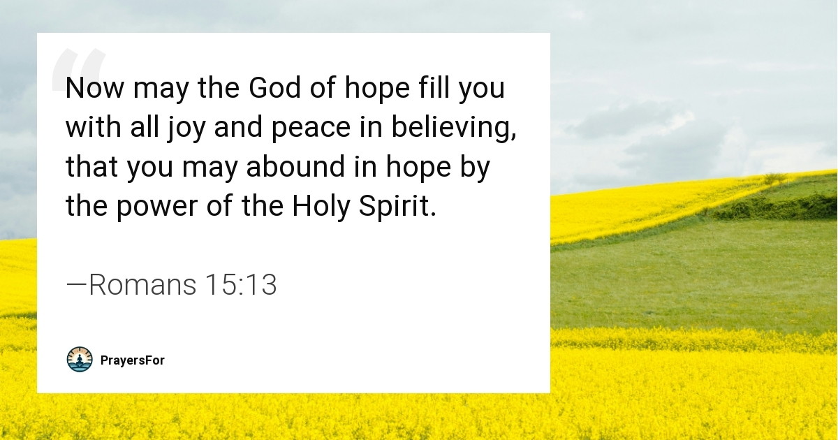 Romans 15:13