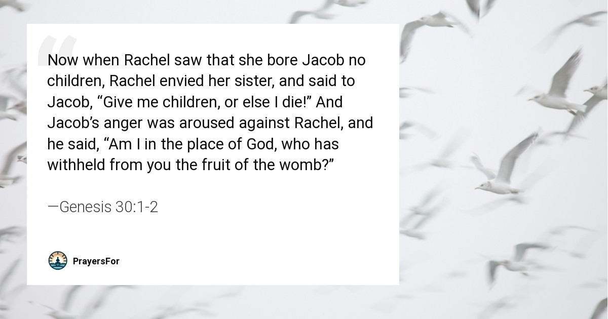 Genesis 30:1-2