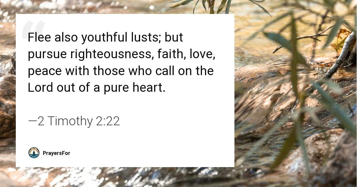2 Timothy 2:22