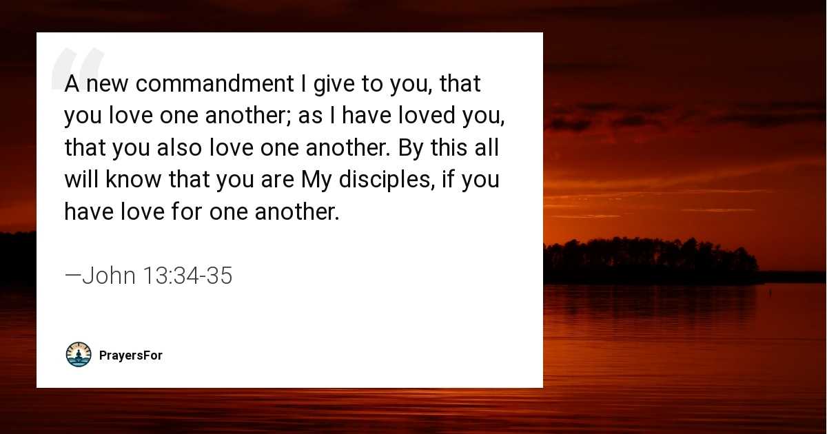 John 13:34-35