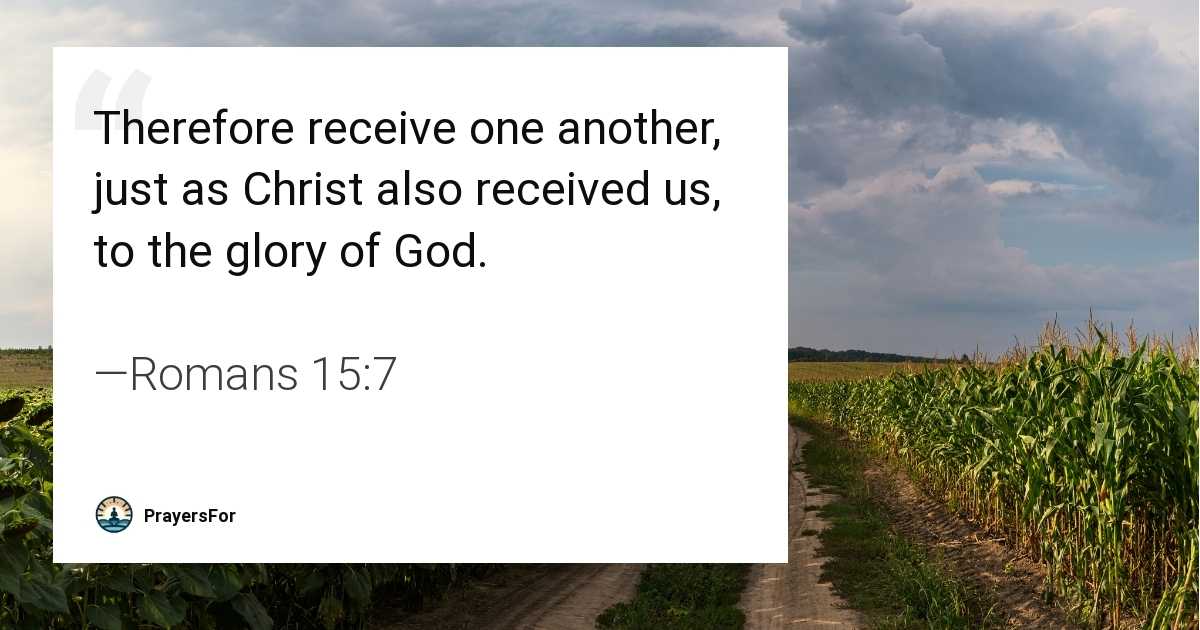 Romans 15:7