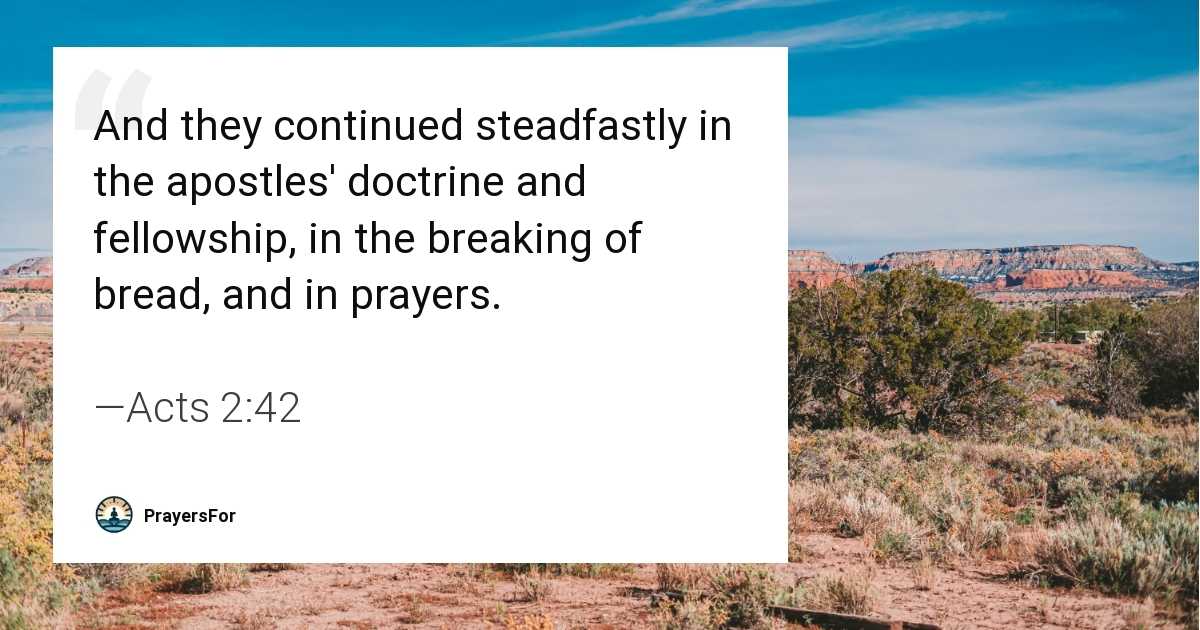 Acts 2:42