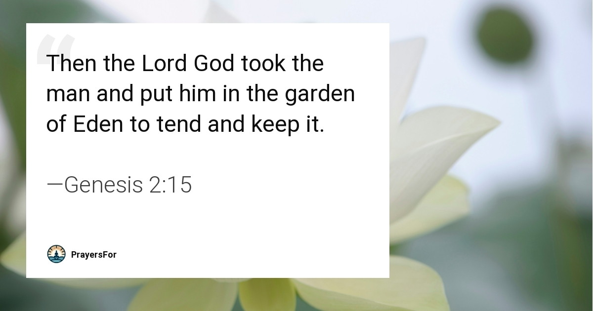 Genesis 2:15