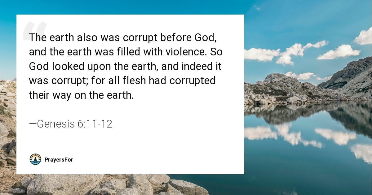 Genesis 6:11-12