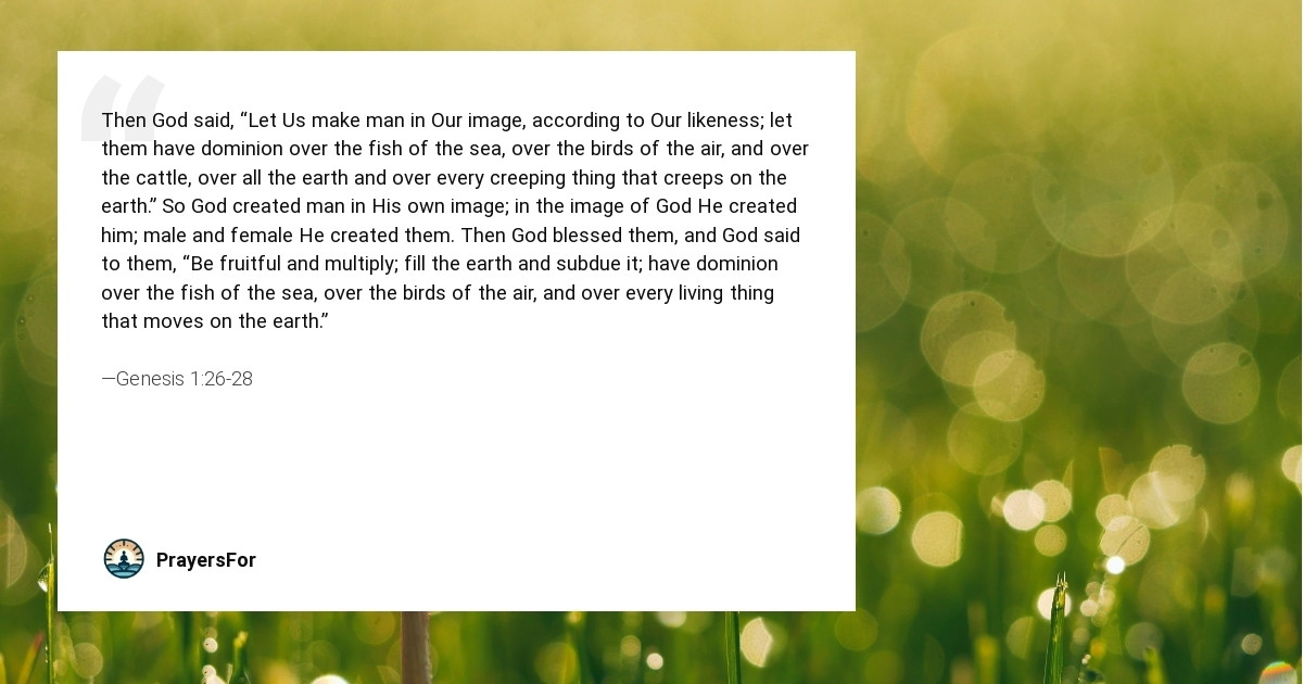 Genesis 1:26-28