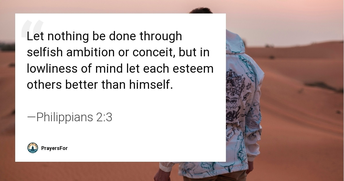 Philippians 2:3
