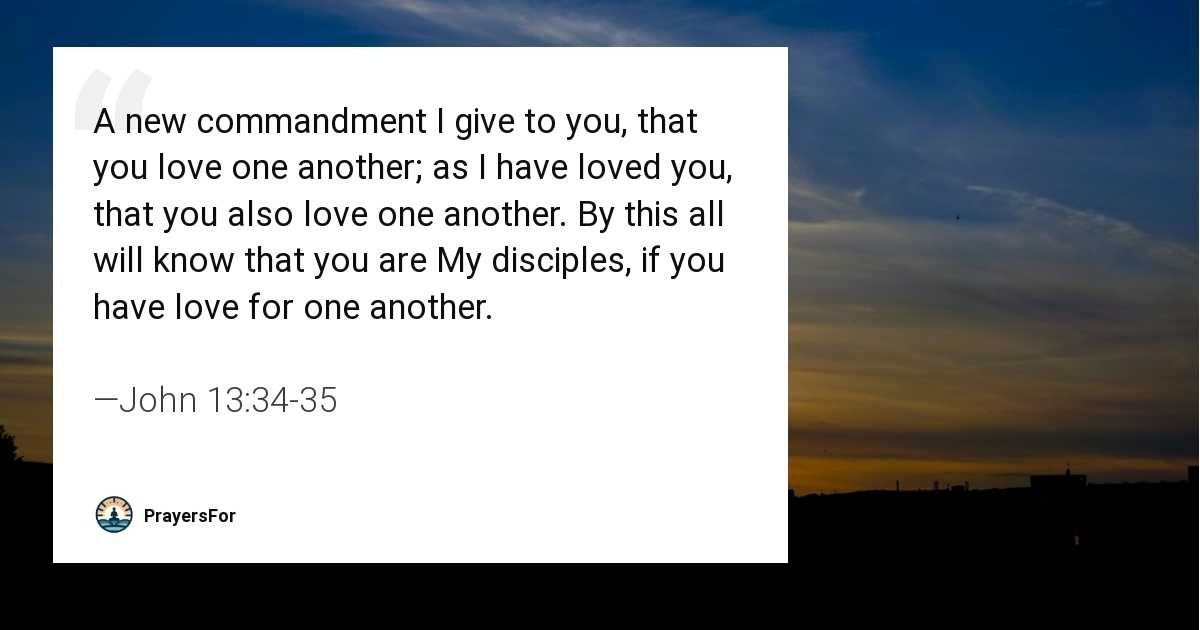 John 13:34-35