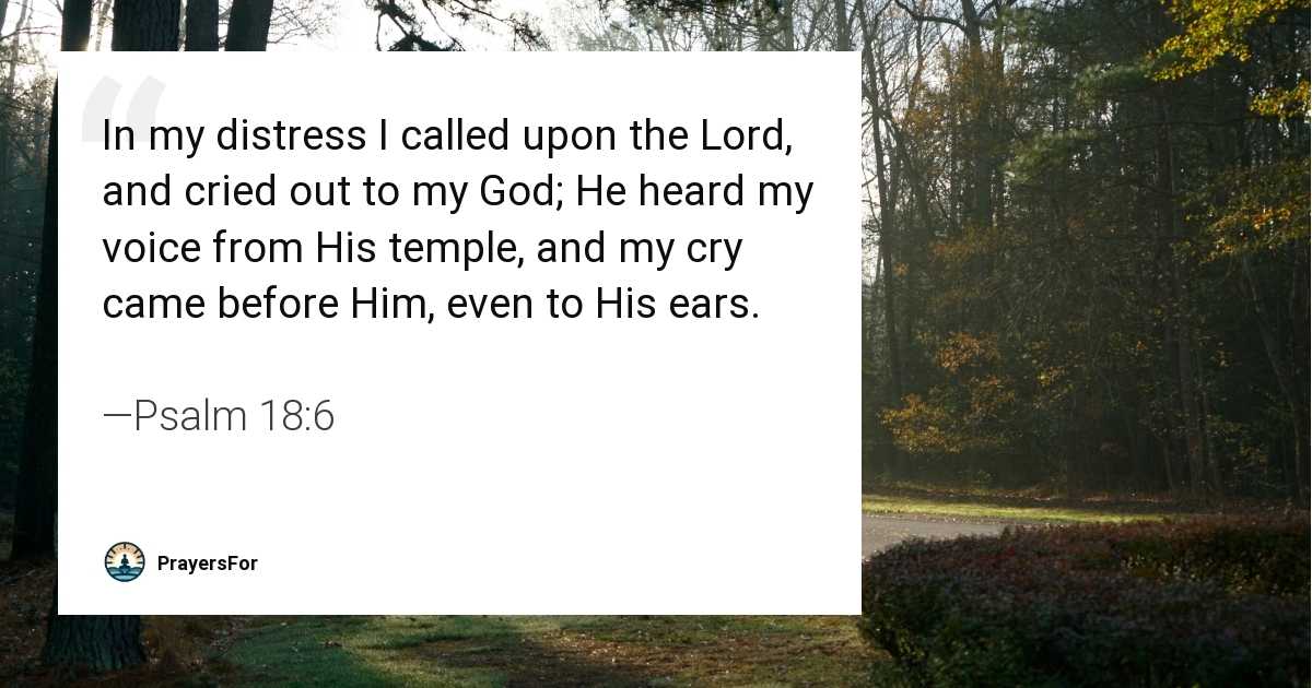 Psalm 18:6