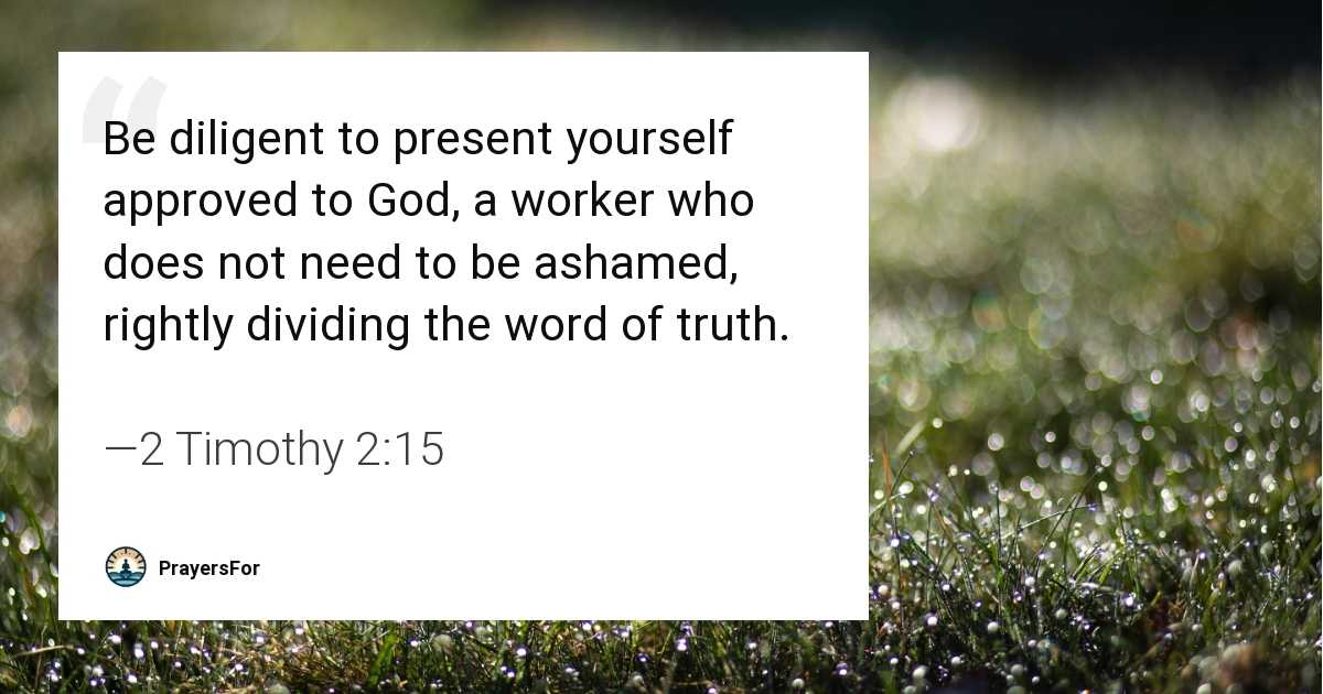 2 Timothy 2:15