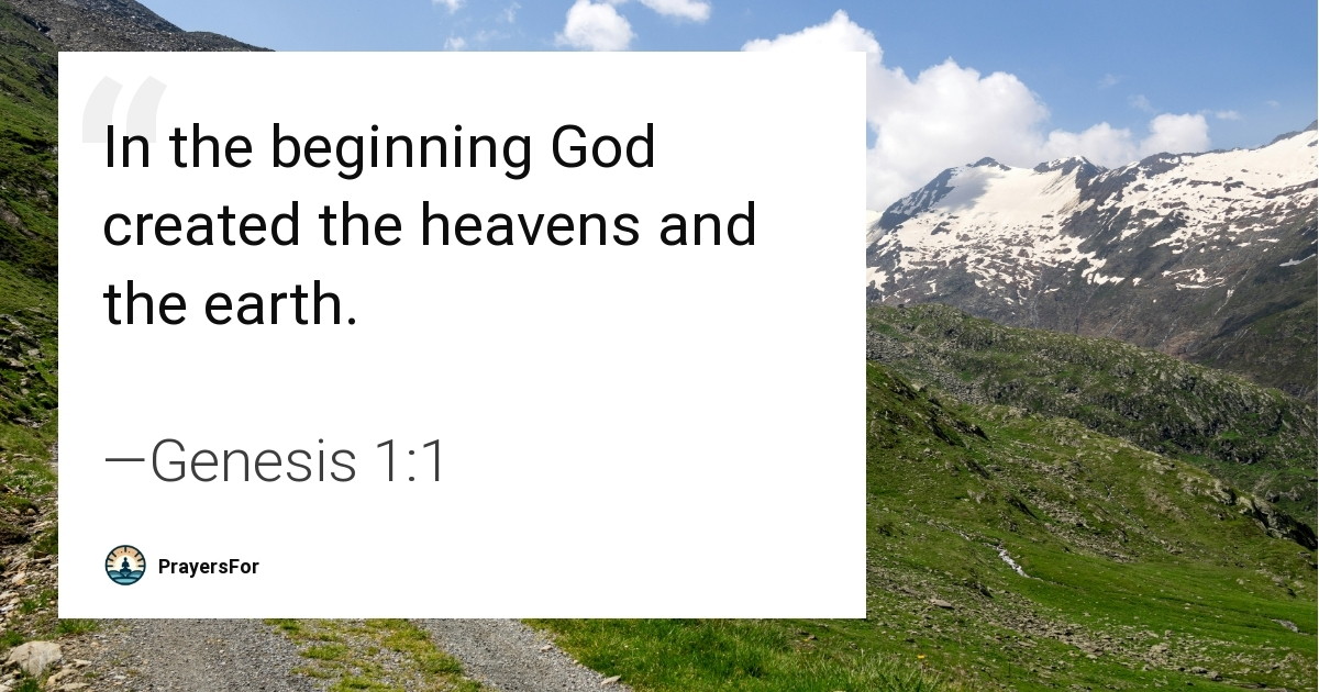 Genesis 1:1