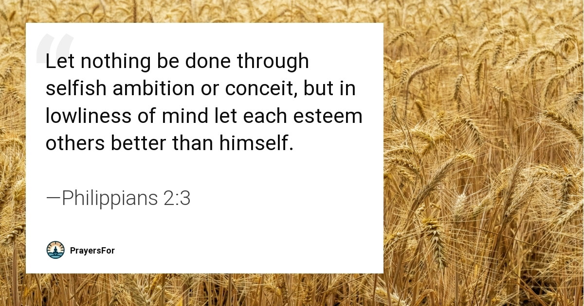 Philippians 2:3
