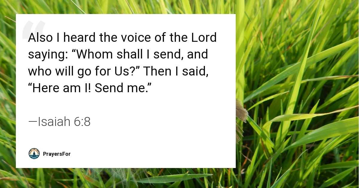 Isaiah 6:8