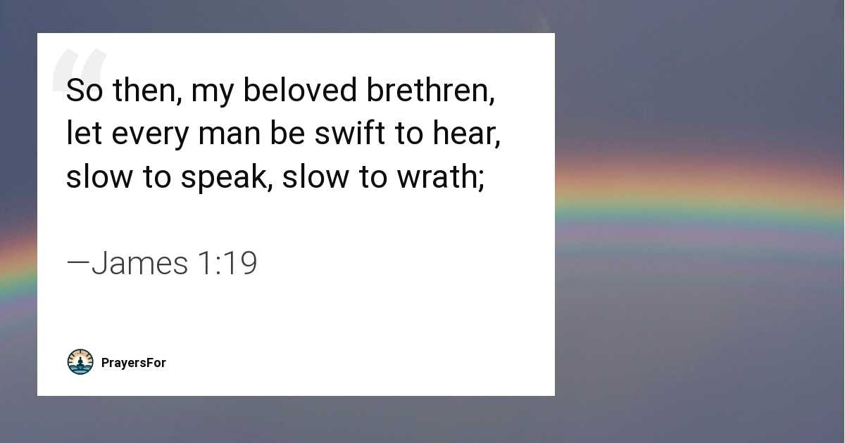 James 1:19