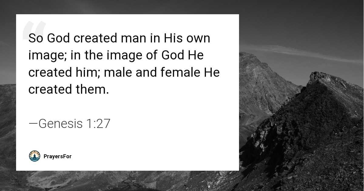 Genesis 1:27