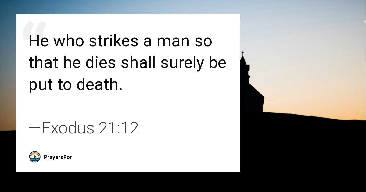 Exodus 21:12