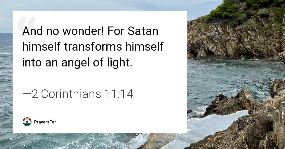 2 Corinthians 11:14