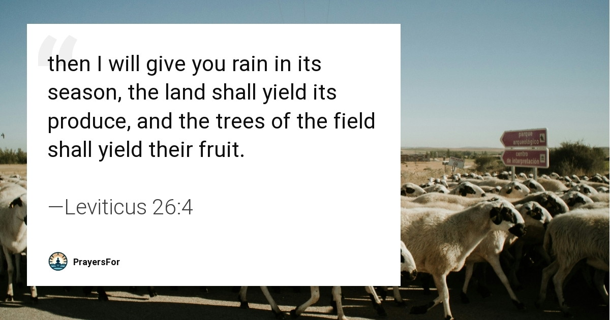 Leviticus 26:4
