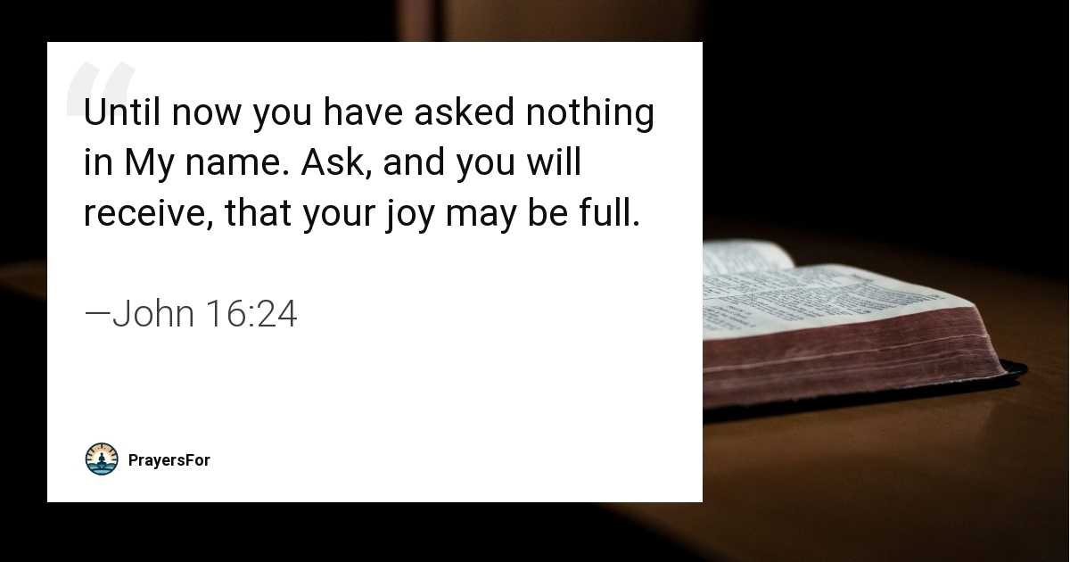 John 16:24