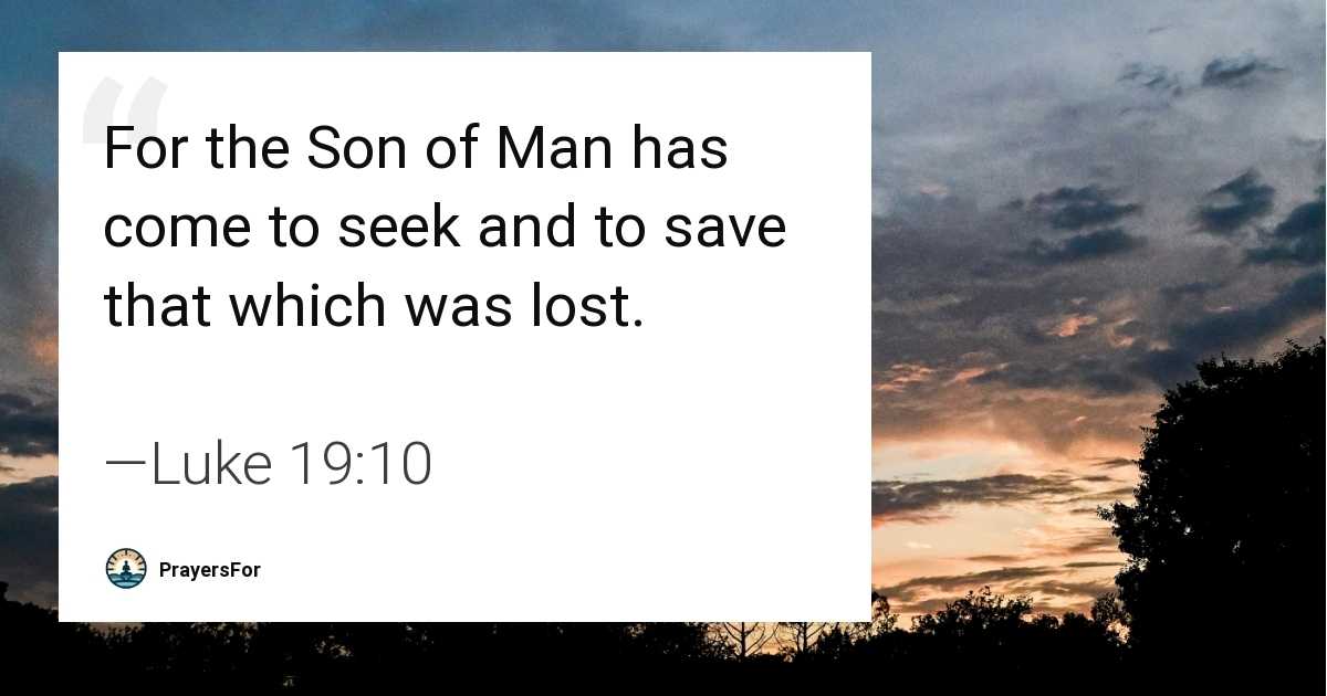 Luke 19:10