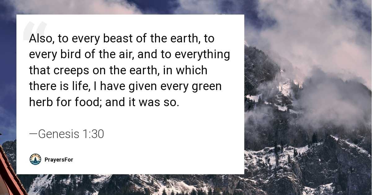 Genesis 1:30