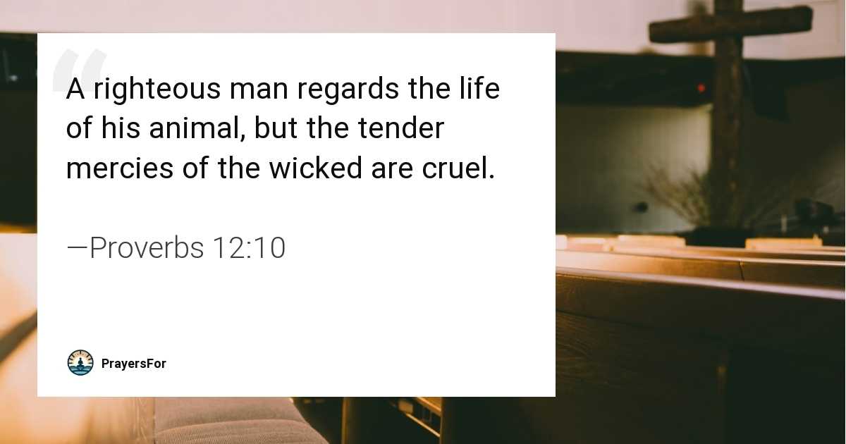 Proverbs 12:10
