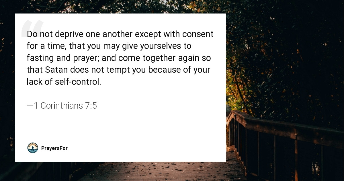 1 Corinthians 7:5